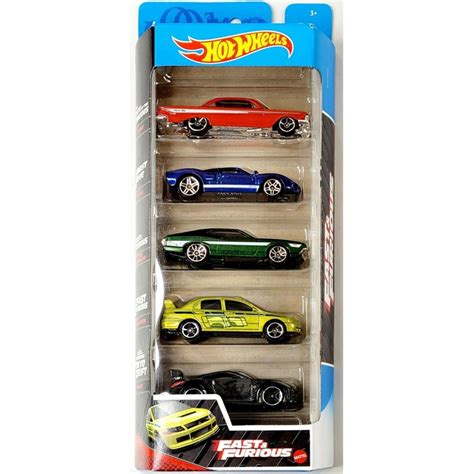 Pack 5 HotWheels Fast Furious Velozes E Furiosos