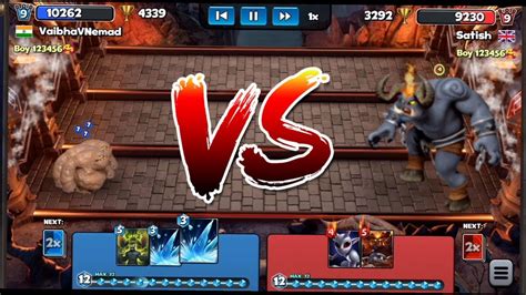 Castle Crush New Gameplay Mad Elemental Unchained Demon Youtube