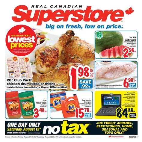 Real Canadian Superstore (ON) Flyer August 14 to 20