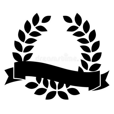 Laurel Wreath Vector Eps Hand Drawn Vector Eps Logo Icon