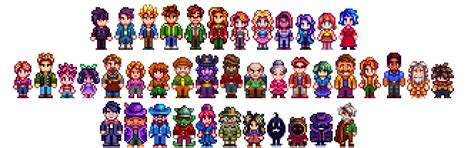 Portrait Accurate Npc Sprites At Stardew Valley Nexus Mods And Community