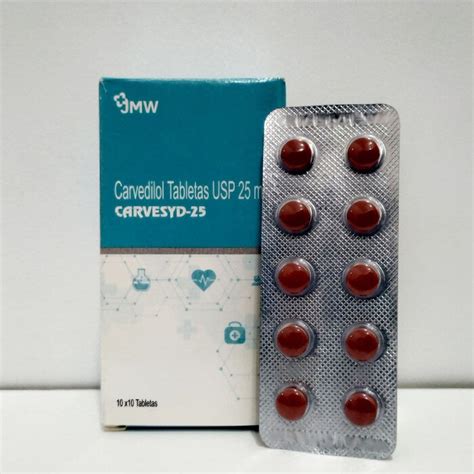 Medicina Carvedilol Mg X Tab Blister Jmw Sihay