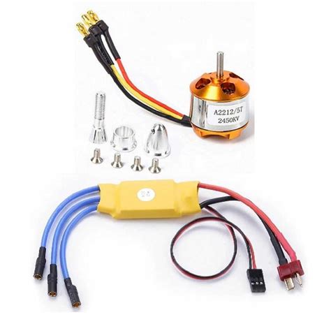 Kit Moteur Brushless A2212 1400KV RC Quadcopters Avec Variateur De