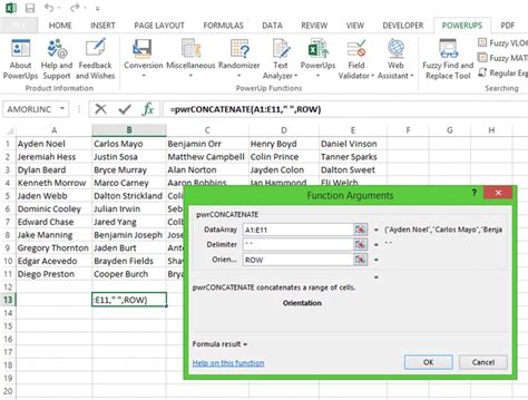 Easily Concatenate A Range Of Cells In Excel