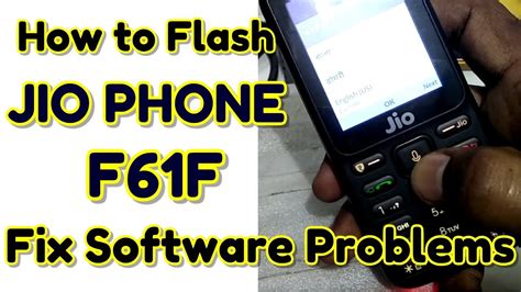 How To Flash Jio Phone Flash F61F Flashing Fix Hang On Logo Fix