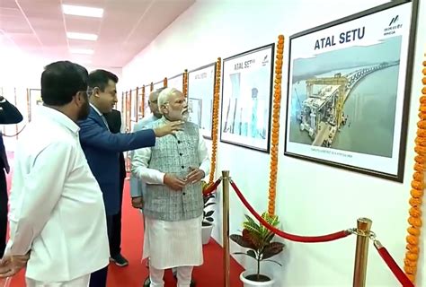 Pm Modi Inaugurates India S Longest Sea Bridge Atal Setu In Mumbai