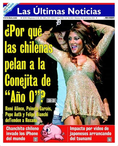 Periódico Las Últimas Noticias Chile Periódicos De Chile Edición De Martes 19 De Abril De