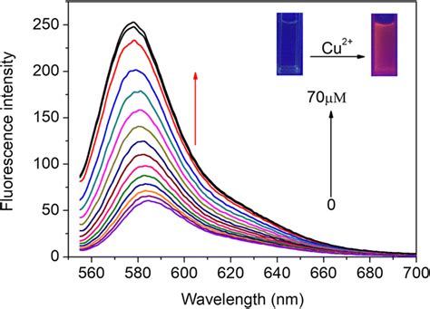 Fluorescence Spectra Of Probe 1 10 μm Along With Addition Of A Series Download Scientific