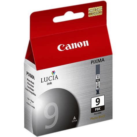 Canon LUCIA PGI 9 Photo Black Ink Tank Stewarts Photo