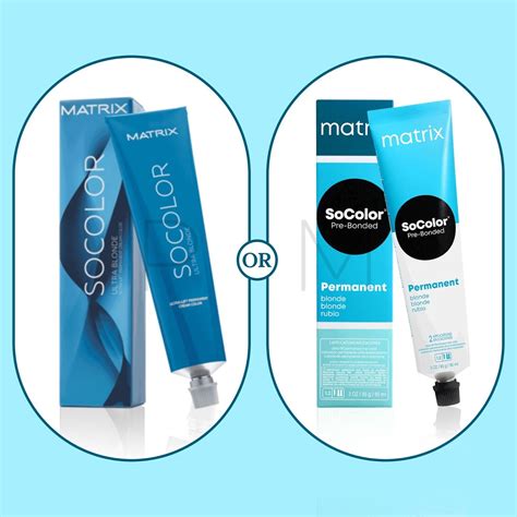 MATRIX SoColor Pre Bonded ULTRA BLONDE Permanent Hair Color Choose