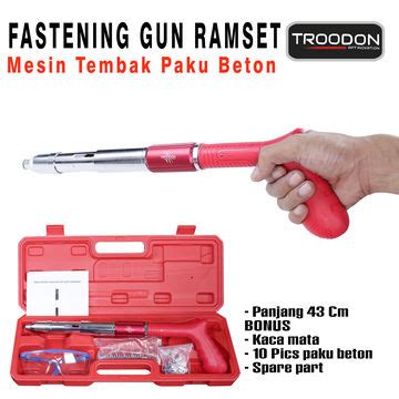 Alat Mesin Tembak Paku Beton Fastening Gun Ramset Gun Boset Lazada