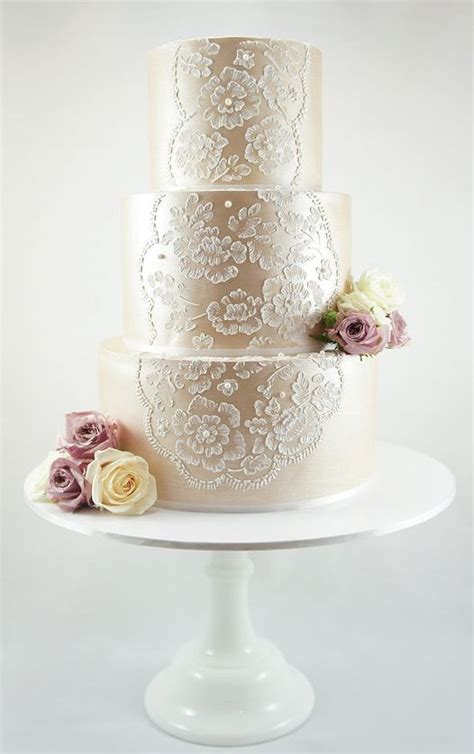 40 So Pretty Lace Wedding Cake Ideas Deer Pearl Flowers