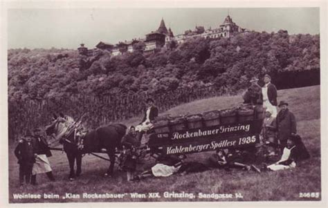 Fotokarte Wien Xix Grinzing Weinlese Wiener Werkst Tte Postkarten