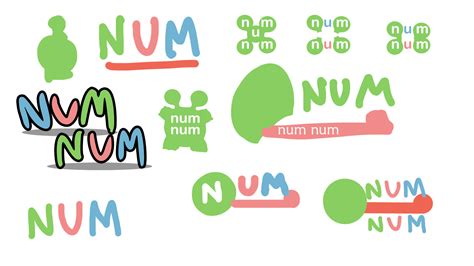 bharasamys creative development num num logo development