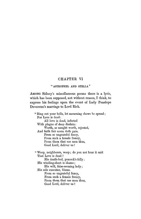 ASTROPHEL AND STELLA CHAPTER VI Sir Philip Sidney