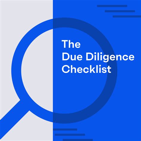 Due Diligence Checklist