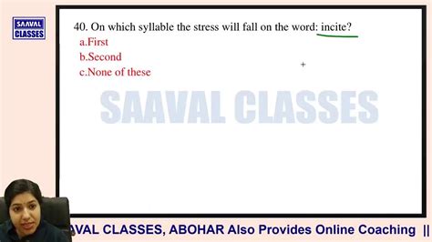 Lec 31 English MCQ For Master Cadre Series 3 YouTube