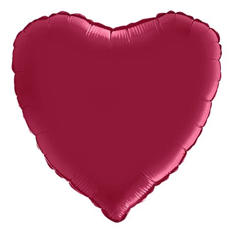 Folieballon Hjerte Satin Cherry Partyking