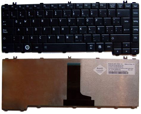 Teclado Toshiba Satellite C605 C645 L635 L640 L645 L735 L745 23 900