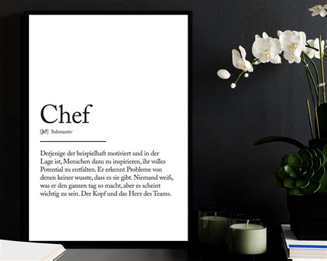 Chef Definition Dina Poster Dina Poster Poster F R Etsy