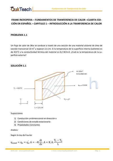 Pdf Solucionario De Transferencia Compress Frank Incropera