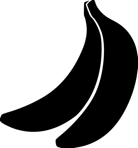 Svg Black And White Download Bananas Clipart Fresh Banana Png Download Full Size Clipart