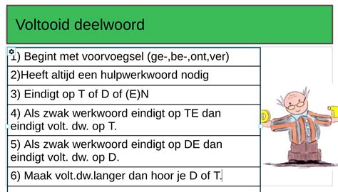 Werkwoordspelling Gereedschapskist Lesmateriaal Wikiwijs