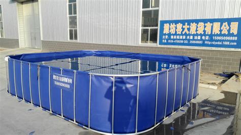 Foldable Stock Tanks Tarpaulin Ponds Farm Collapsible Pvc Fish Tank