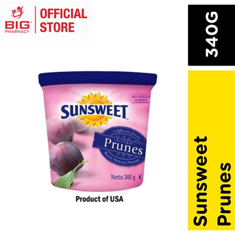 SUNSWEET USA PITTED PRUNES 340G BIG Pharmacy Malaysia Trusted