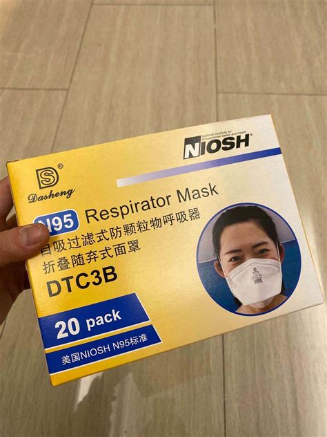 N Horizontal Fold Flat Style Respirator Mask With Ce Fad Niosh