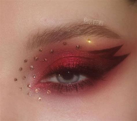 Pin By Cocoacobana On Aesthetic Rhinestone Makeup Eye Makeup