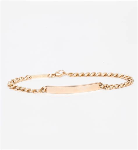 Medium Curb Chain ID Bracelet – No.3