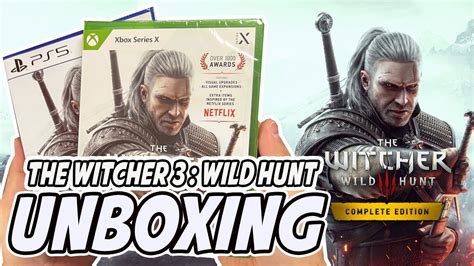 The Witcher 3 Wild Hunt Complete Edition PS5 XSX Unboxing YouTube