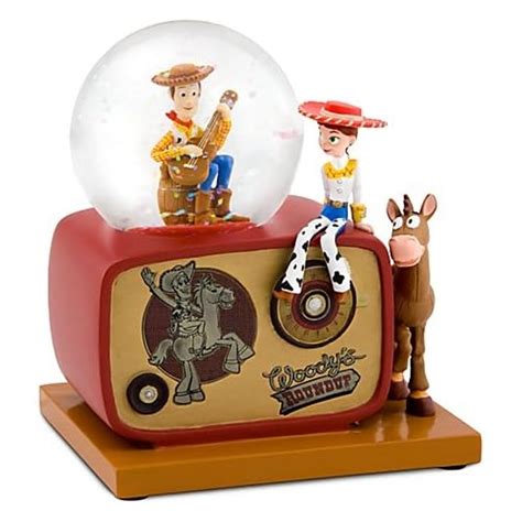 Amazon Disney Store Toy Story Woody S Roundup Snow Globe