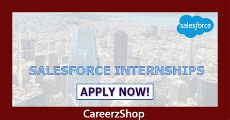 Salesforce Internship Exploring Summer Program