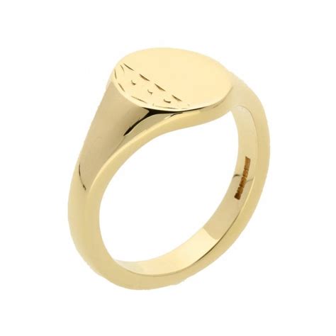 Ct Yellow Gold Gents Signet Ring G Miltons Diamonds