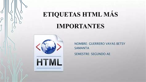 Etiquetas Html Ppt