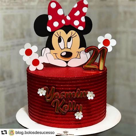 Bolo Da Minnie 120 Dicas Fofas E Delicadas Para A Sua Festa Em 2021