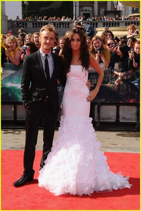 Tom Felton Harry Potter Premiere With Jade Olivia Harry Potter