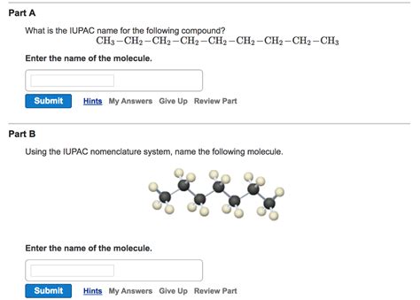 Solved What Is The Iupac Name For The Following Compound Chegg