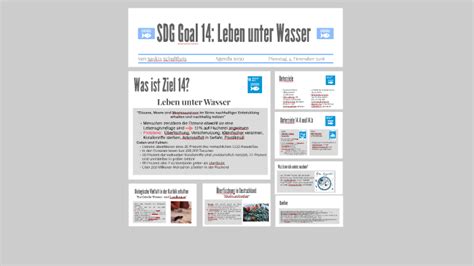 Sdg Goal Leben Unter Wasser By Saskia Schultheis On Prezi