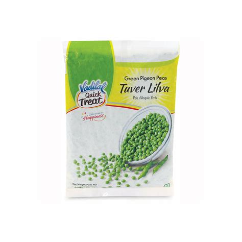 Vadilal Frozen Green Pigeon Peas Tuver Lilva 312g