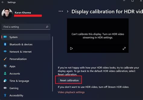 How To Calibrate The Display For Hdr Video In Windows 1110