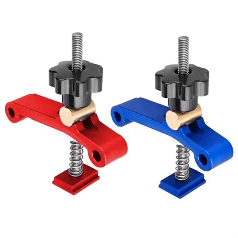 QUICK ACTING HOLD Down Clamp Aluminum T Slot T Track Clamp Set