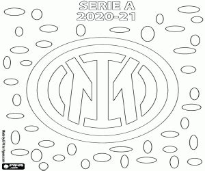 Inter Milan Champion 2020 2021 Coloring Page Printable Game