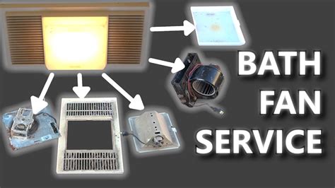 Bathroom Exhaust Fan With Heater Cleaning And Service Guide Youtube