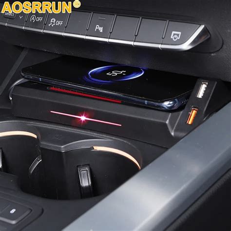 Fast Phone Charging Qi Wireless Charger For Audi A B A S Rs