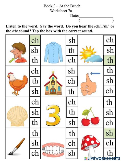 Ch Sh And Th Digraphs Esl Worksheet By Kebabsalad Worksheets Library