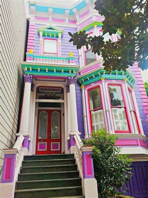 Pin By Nora Gholson On Living With Color Rainbow House House