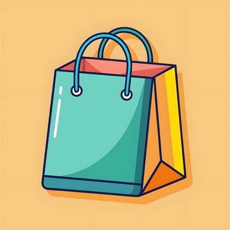 Premium Vector Paper Bag For Shopping Vector